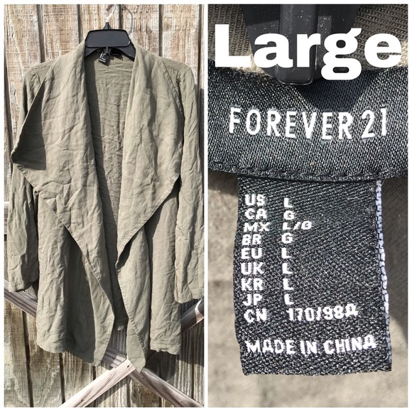 Forever 21 Jackets & Blazers - Forever 21 lightweight Jacket Large Like New ❤️
